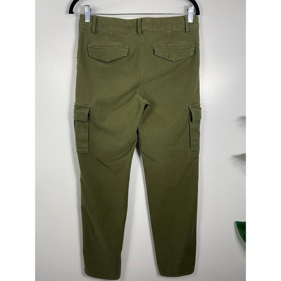 Aritzia Wilfred Free Women's 6 Pants Green Cargo Versatile Durable Spring Travel - Picture 4 of 7